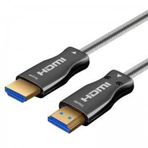 15 м 49 футов HDMI 2.0 18 Гбит / с 4K 60 Гц HDMI-HDMI кабель с позолоченным оптоволоконным кабелем